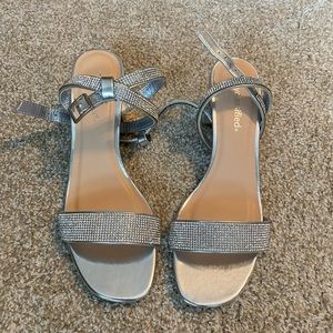 Silver heels